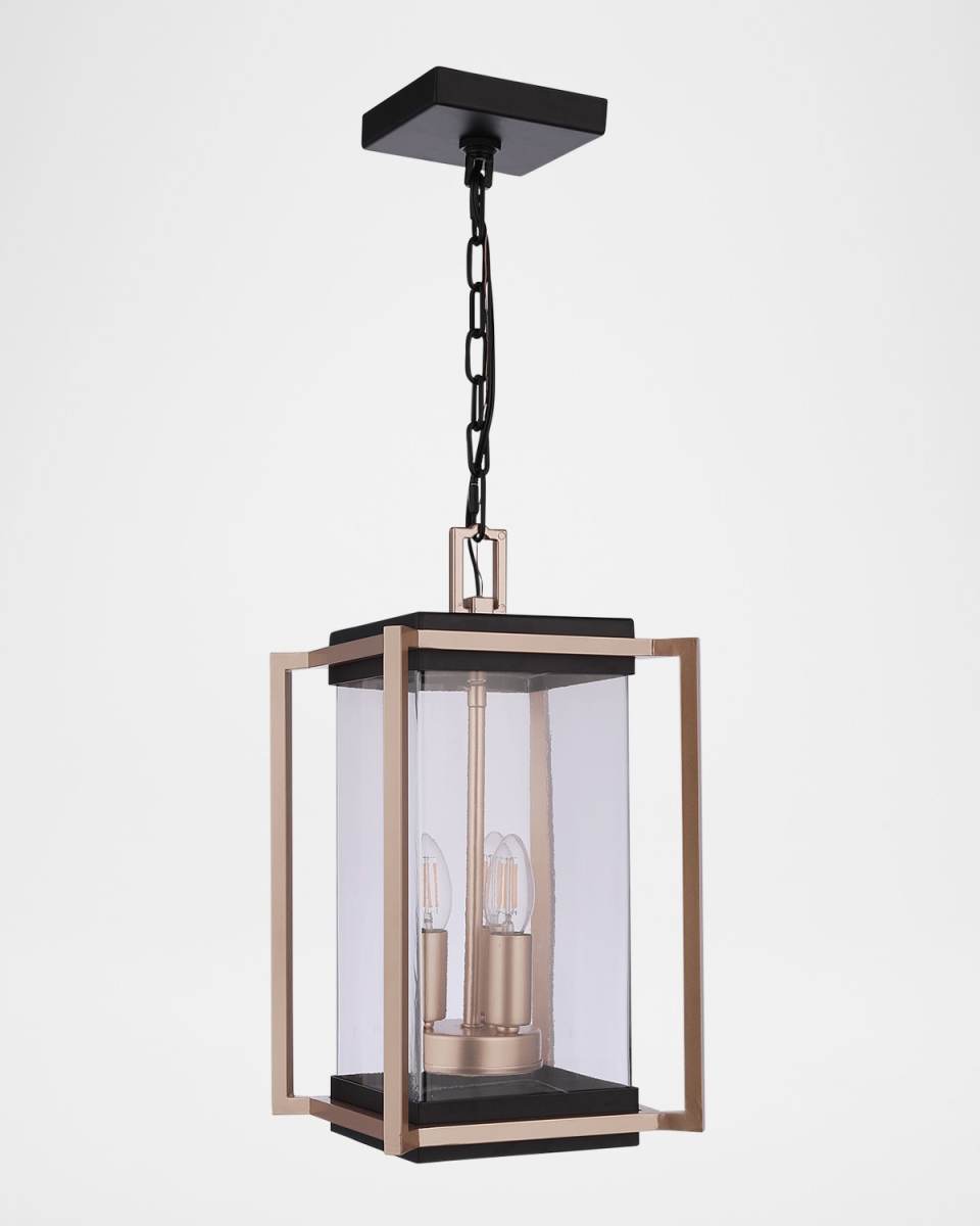 Metalwork 17" 3-Light Outdoor Pendant Chandelier